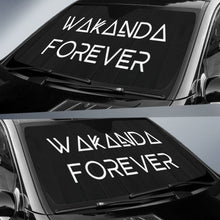 Load image into Gallery viewer, Wakanda Forever 2020 Auto Sun Shades amazing best gift ideas 2020 Universal Fit 174503 - CarInspirations