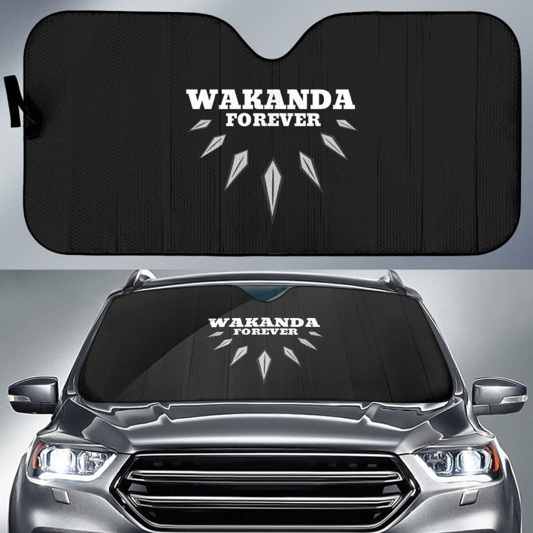 Wakanda Forever Auto Sun Shades amazing best gift ideas 2020 Universal Fit 174503 - CarInspirations