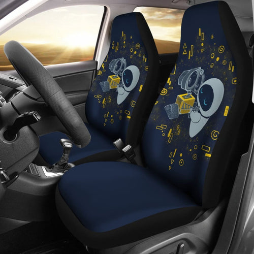 Wall-E Love Cute 2020 Seat Covers Amazing Best Gift Ideas 2020 Universal Fit 090505 - CarInspirations