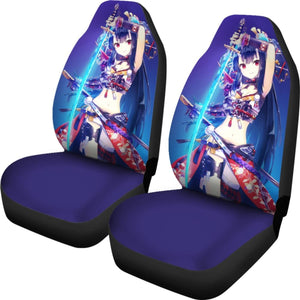 Warrior Anime Girl Seat Covers Amazing Best Gift Ideas 2020 Universal Fit 090505 - CarInspirations