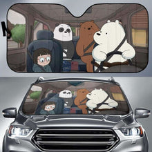 Load image into Gallery viewer, We Bare Bear Auto Sun Shades 1 918b Universal Fit - CarInspirations