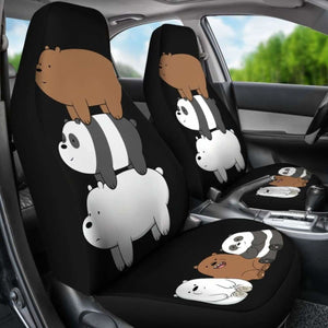 We Bare Bears Car Seat Covers Universal Fit 051012 - CarInspirations