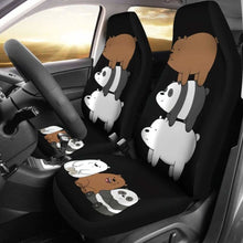 Load image into Gallery viewer, We Bare Bears Car Seat Covers Universal Fit 051012 - CarInspirations