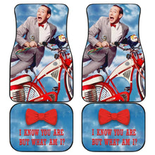 Load image into Gallery viewer, Wee Pee Herman Art Bike Car Floor Mats Amazing Gift Ideas Universal Fit 173905 - CarInspirations