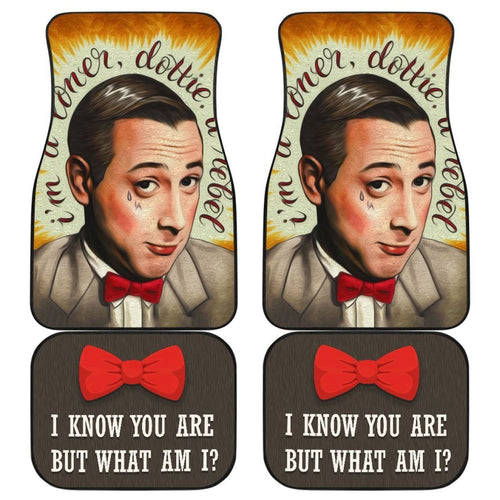 Wee Pee Herman Art Movie Car Floor Mats Amazing Gift Ideas Universal Fit 173905 - CarInspirations