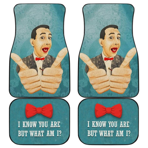 Wee Pee Herman Art Movie Car Floor Mats Amazing Gift Universal Fit 173905 - CarInspirations