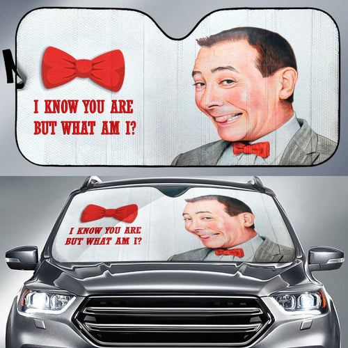 Wee Pee Herman Cute Car Sun Shades Amazing Gift Ideas Universal Fit 173905 - CarInspirations