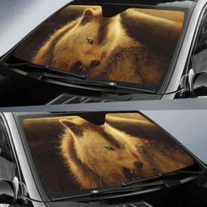 Werewolf Arctic Wolf Car Sun Shades 918b Universal Fit - CarInspirations