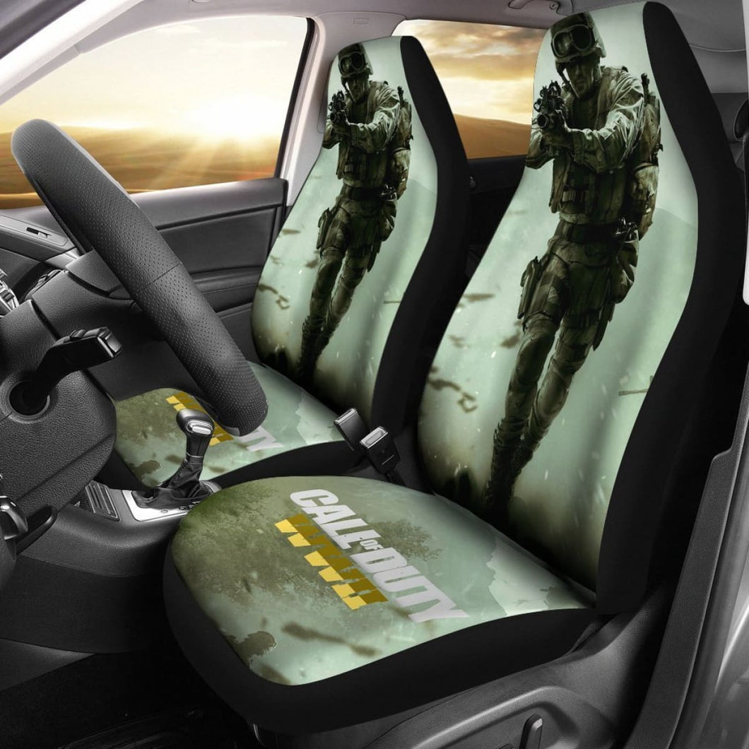 William Pierson World War 2 Call Of Duty Car Seat Covers Lt04 Universal Fit 225721 - CarInspirations