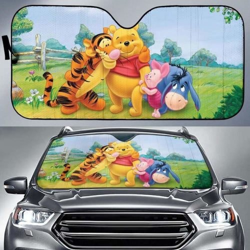 Winne The Pooh Car Auto Sun Shades Universal Fit 051312 - CarInspirations