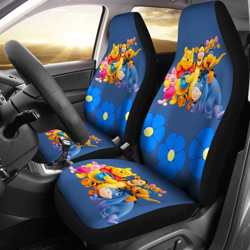 Winnie The Pooh Car Seat Covers Nh07 Universal Fit 225721 - CarInspirations