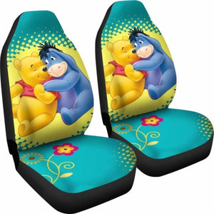 Winnie The Pooh Hug Car Seat Cover Universal Fit 051012 - CarInspirations