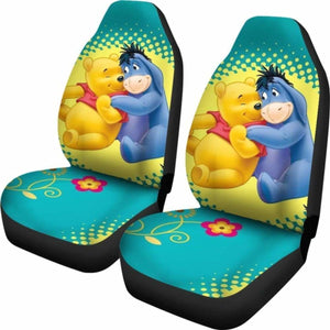Winnie The Pooh Hug Car Seat Cover Universal Fit 051012 - CarInspirations