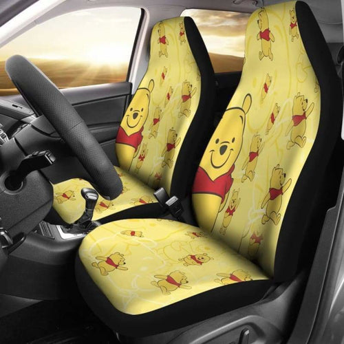 Winnie The Pooh Love Car Seat Covers V1 Universal Fit 051312 - CarInspirations