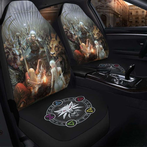 Witcher Is Comming Car Seat Covers Universal Fit 051012 - CarInspirations