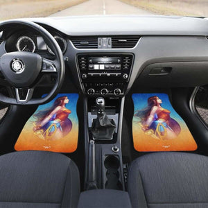 Wonder Woman Anime Car Mats Universal Fit - CarInspirations