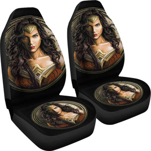 Wonder Woman Art Car Seat Covers Movie Fan Gift H040120 Universal Fit 225311 - CarInspirations