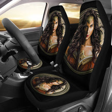 Load image into Gallery viewer, Wonder Woman Art Car Seat Covers Movie Fan Gift H040120 Universal Fit 225311 - CarInspirations