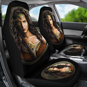 Wonder Woman Art Car Seat Covers Movie Fan Gift H040120 Universal Fit 225311 - CarInspirations