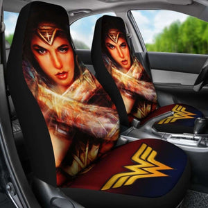 Wonder Woman Art Seat Covers 101719 Universal Fit - CarInspirations