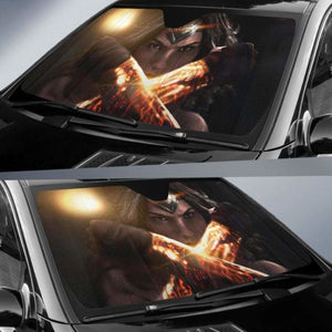 Wonder Woman Auto Sun Shades 918b Universal Fit - CarInspirations