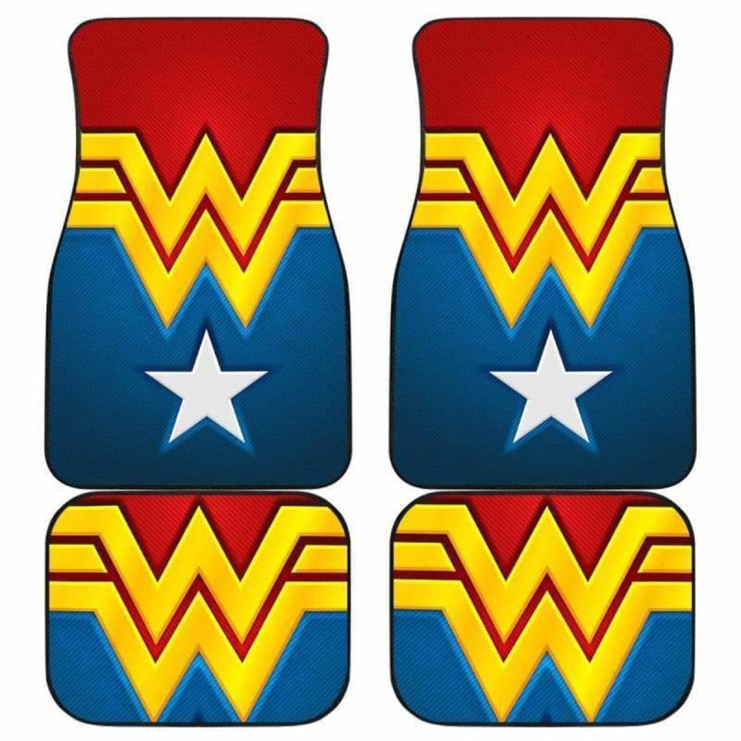 Wonder Woman Car Floor Mats Universal Fit 051912 - CarInspirations