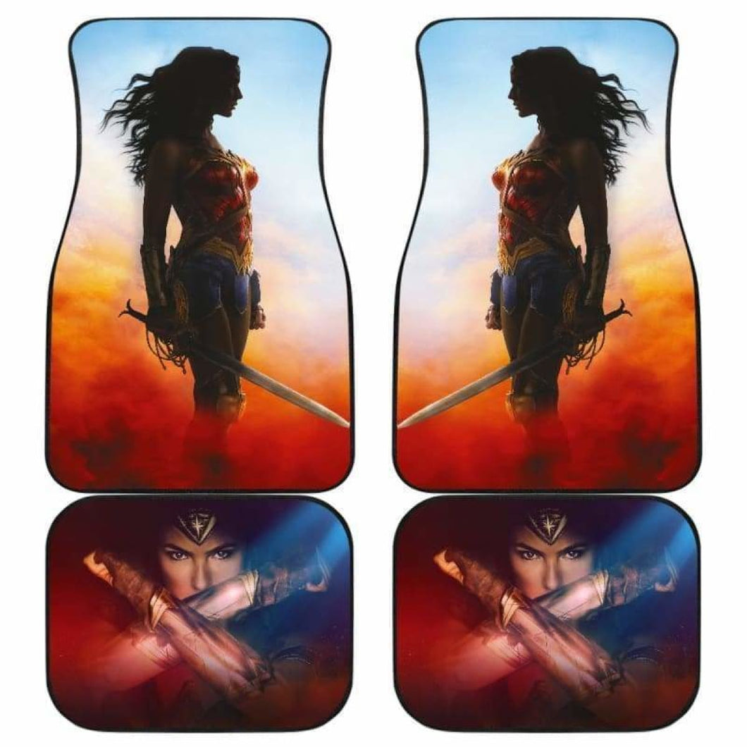 Wonder Woman Car Floor Mats Universal Fit 051912 - CarInspirations