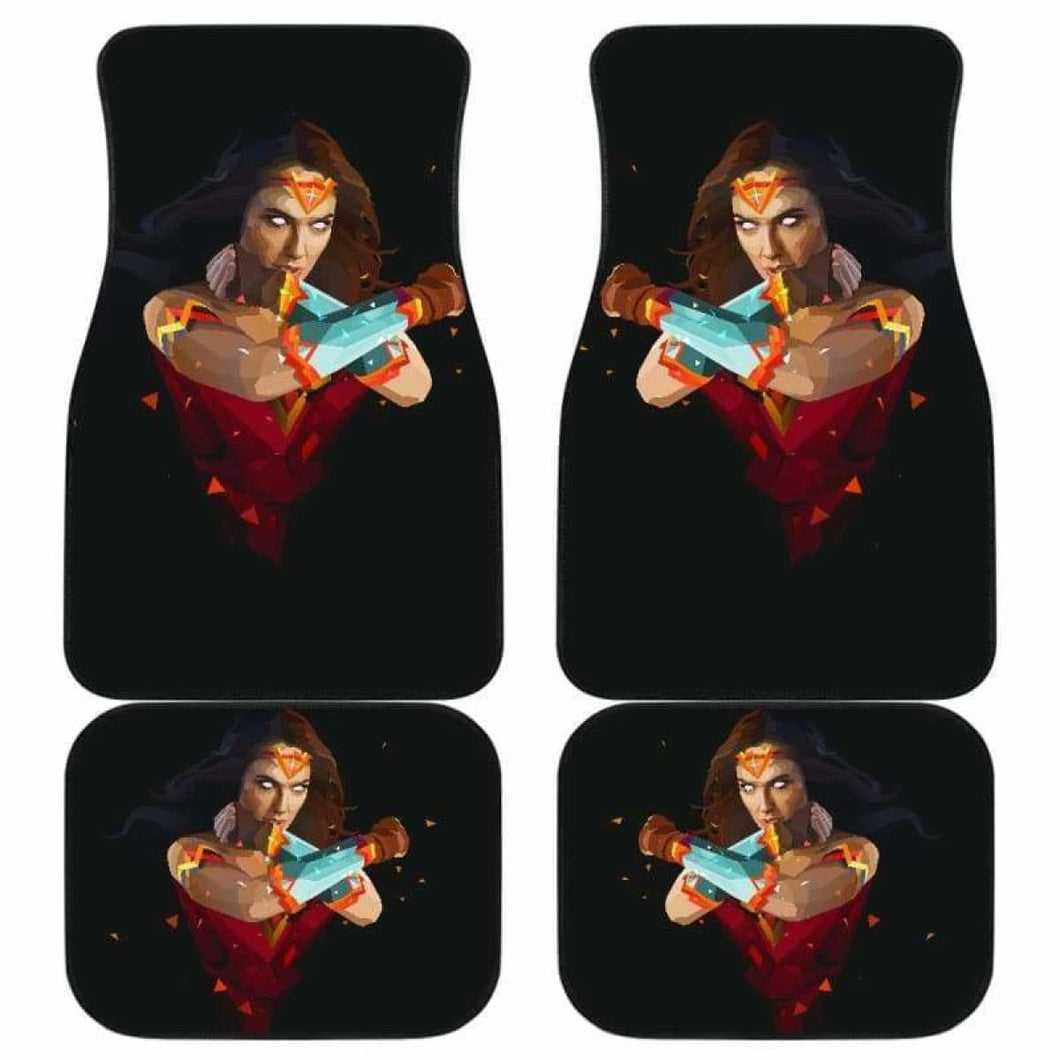 Wonder Woman Car Floor Mats Universal Fit 051912 - CarInspirations