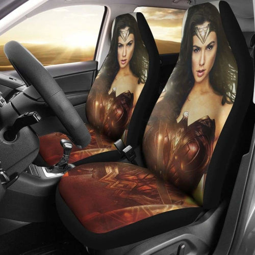 Wonder Woman Car Seat Covers 100421 Universal Fit - CarInspirations