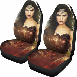 Wonder Woman Car Seat Covers 100421 Universal Fit - CarInspirations