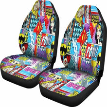 Load image into Gallery viewer, Wonder Woman Cartoon Art Cut Sences Car Seat Covers Universal Fit 051012 - CarInspirations