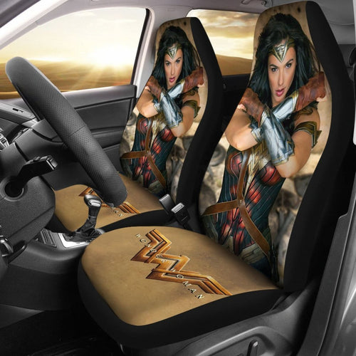 Wonder Woman Crossing Arms Patch Dc Comics Car Seat Covers Mn04 Universal Fit 225721 - CarInspirations
