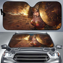 Load image into Gallery viewer, Wonder Woman Fight Car Sun Shades 918b Universal Fit - CarInspirations