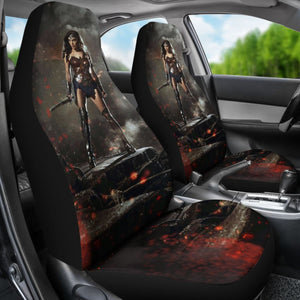 Wonder Woman Gal Gadot Seat Covers Amazing Best Gift Ideas 2020 Universal Fit 090505 - CarInspirations
