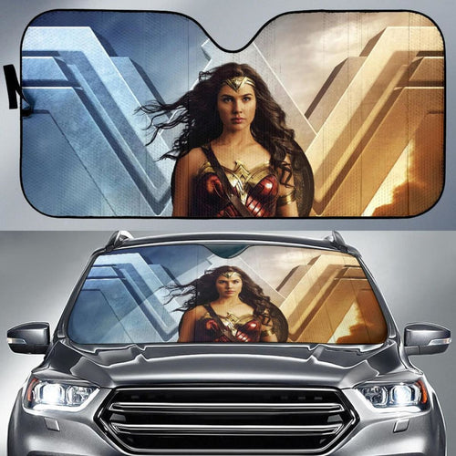 Wonder Woman Movies Auto Sun Shade For Fan Mn05 Universal Fit 111204 - CarInspirations