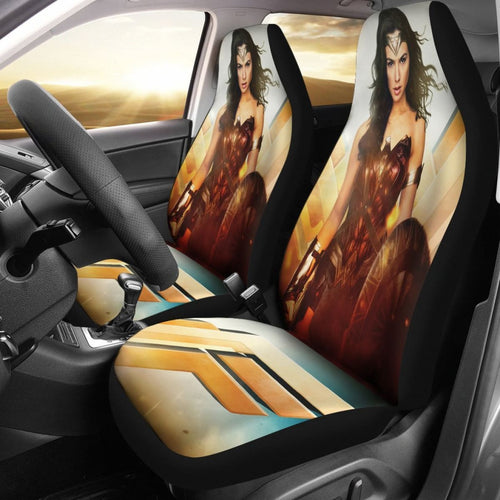 Wonder Woman Symbol 2020 Seat Covers Amazing Best Gift Ideas 2020 Universal Fit 090505 - CarInspirations