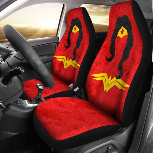 Wonder Woman Symbol Dc Comics Car Seat Covers Mn04 Universal Fit 225721 - CarInspirations