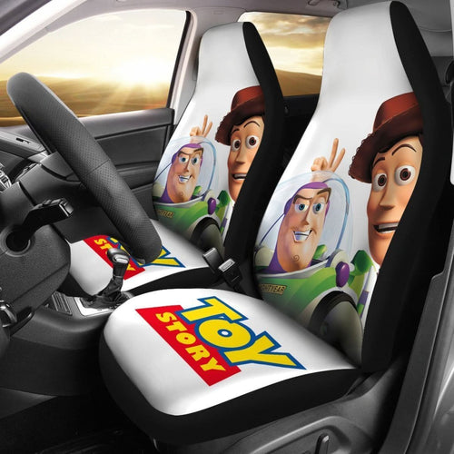 Woody & Lightyear Toy Story Car Seat Covers Lt03 Universal Fit 225721 - CarInspirations