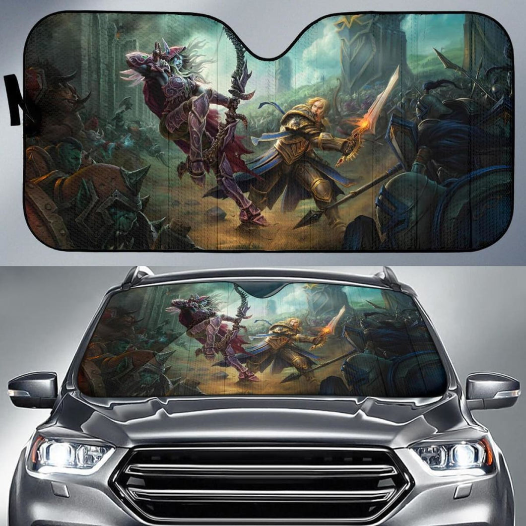 World Of Warcraft Auto Sun Shade Nh07 Universal Fit 111204 - CarInspirations