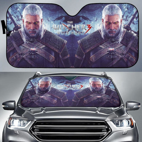 Yellow Eyes Geralt Of Rivia The Witcher Auto Sun Shade Nh06 Universal Fit 111204 - CarInspirations