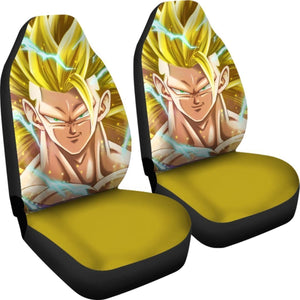 Yellow Goku Dragon Ball Best Anime 2020 Seat Covers Amazing Best Gift Ideas 2020 Universal Fit 090505 - CarInspirations