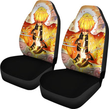 Load image into Gallery viewer, Yoriichi Demon Slayer Best Anime 2020 Seat Covers Amazing Best Gift Ideas 2020 Universal Fit 090505 - CarInspirations