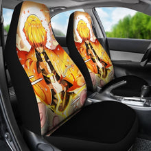 Load image into Gallery viewer, Yoriichi Demon Slayer Best Anime 2020 Seat Covers Amazing Best Gift Ideas 2020 Universal Fit 090505 - CarInspirations