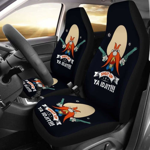 Yosemite Sam Car Seat Cover Looney Shut Up Universal Fit 051012 - CarInspirations