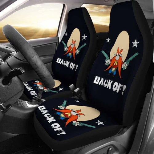 Yosemite Sam Car Seat Cover Looney Tunes Back Off Gift Fan Universal Fit 051012 - CarInspirations