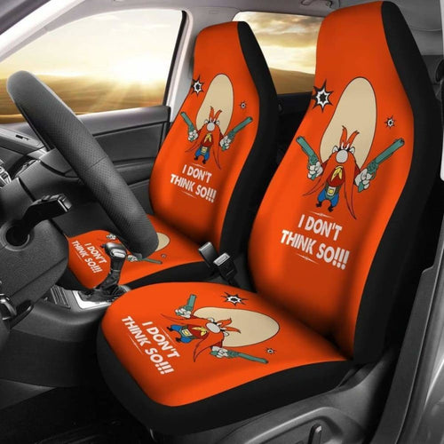 Yosemite Sam Car Seat Covers Looney I DonT Think So Fan Gift Universal Fit 051012 - CarInspirations