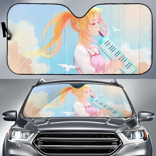 Your Lie In April Kaori Miyazono Hd Car Sun Shade Universal Fit 225311 - CarInspirations