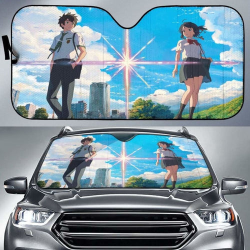 Your Name Anime Auto Sun Shades 918b Universal Fit - CarInspirations