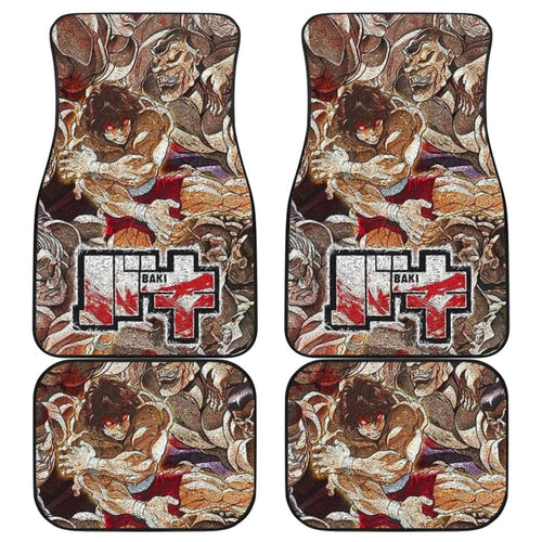 Yuijro Hanma Baki Car Floor Mats Anime Oil Pant Universal Fit 173905 - CarInspirations