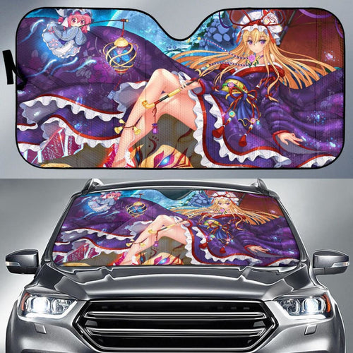 Yuyuko Saigyouji Touhou Hd 5K Car Sun Shade Universal Fit 225311 - CarInspirations